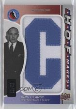2024-25 Upper Deck SP Game Used HOF Marks 22/35 King Clancy #HOFM-KC 04vd