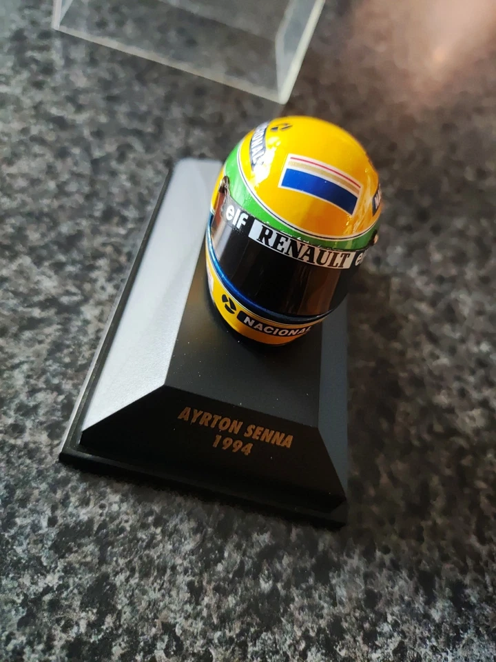 Ayrton Senna Miniaturhelm 1994 von Paul´s Model Arts Minichamps - Bild 3 von 4