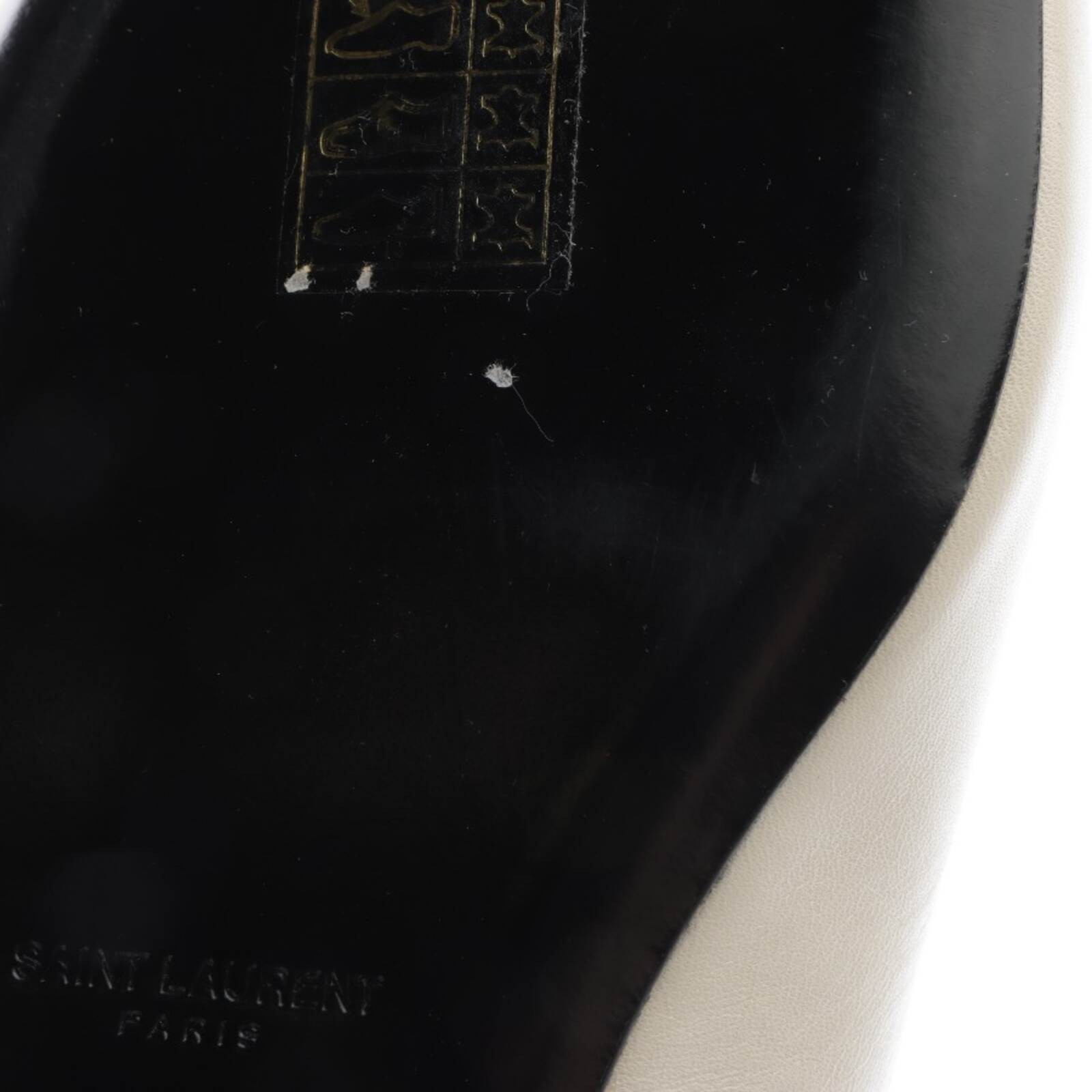 Slingbacks Saint Laurent bianco blu 39 euro