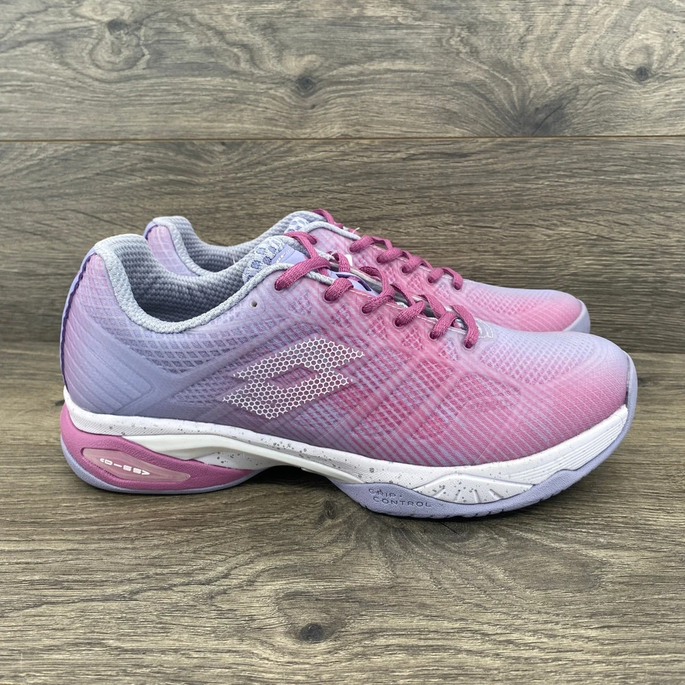 Zapatillas Tenis Lotto Mirage 300 III SPD W Rosa Blanco Cielo Cósmico Para Mujer 9.5 Foto 2 de 4