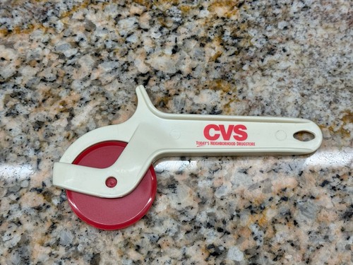 Vintage CVS Plastic Pizza Cutter 
