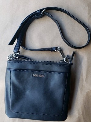 Nine West Black Crossbody Bag Purse FREE SHIPPING