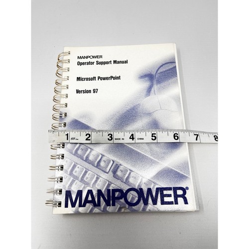 Manpower Operator Support Manual, Microsoft PowerPoint Version 97 Pre-Owned - Afbeelding 3 van 4