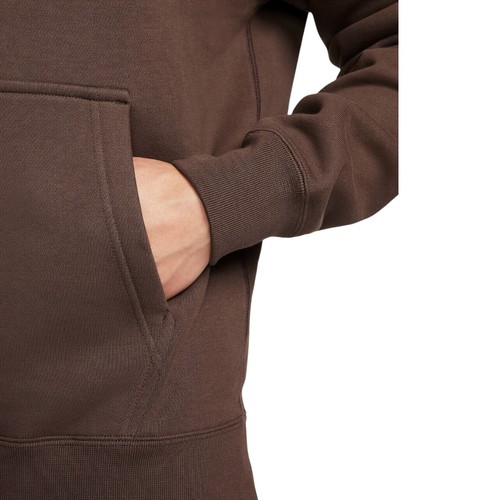 Nike Solo Swoosh Mens Sweatsuit 2 PC Fleece Tracksuit Chocolate Brown Size M NWT - Imagen 7 de 10