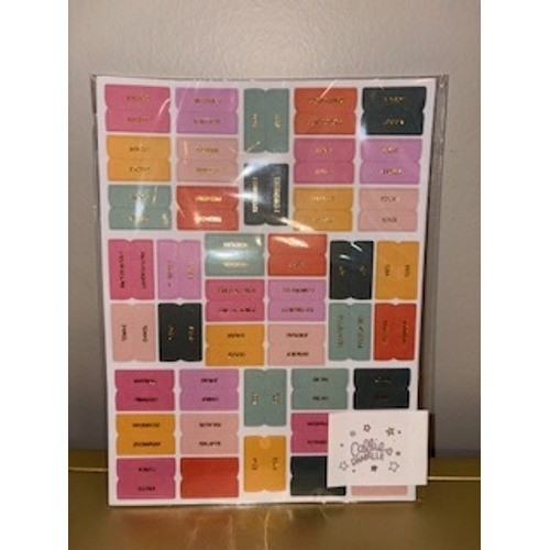 Happy Planner Tabs bible Labels