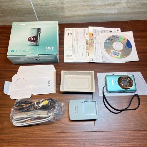 Canon IXY 200F Green 12.1MP 4x Zoom PowerShot SD1300 IS IXUS 105 w/Box - Picture 2 of 19