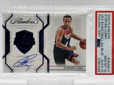 2022 Flawless Steph Curry USA Kobe Serial #/Color Match/PSA10 Auto10 - beautiful