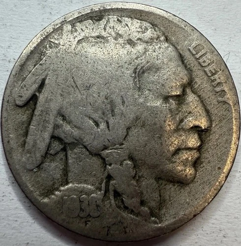 1938 D Buffalo Nickel Exact Coin Imaged #BF632