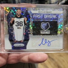 2023-24 Panini Prizm Basketball Fast Break silver  Disco Auto Marcus Smart 