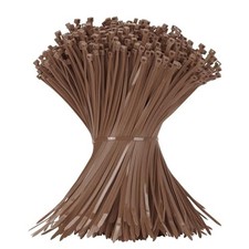 Armpow 12 Inch Zip Ties Brown 1000 PCS, 50 Lbs- Heavy Duty Tensile Strength, ...