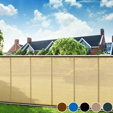 50' Fence Privacy Screen Panels Yard Garden Windscreen Mesh Sun Shade Cover Net