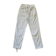 Vintage 80s/90s Bone White Levis 512 Slim Tapered Fit Jeans Modern Size 26/27