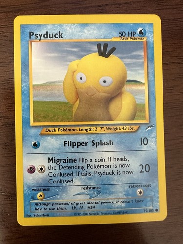 Pokemon Psyduck Neo Destiny Common 79/105 LP