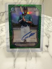 Gregory Pio Bowman Chrome 2026 Green /99 Auto