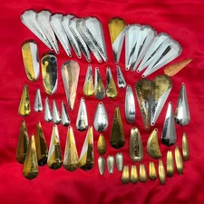 Lot of 50+ Luhr Jensen Flashers Spoons - Custom Fishing Rig Parts