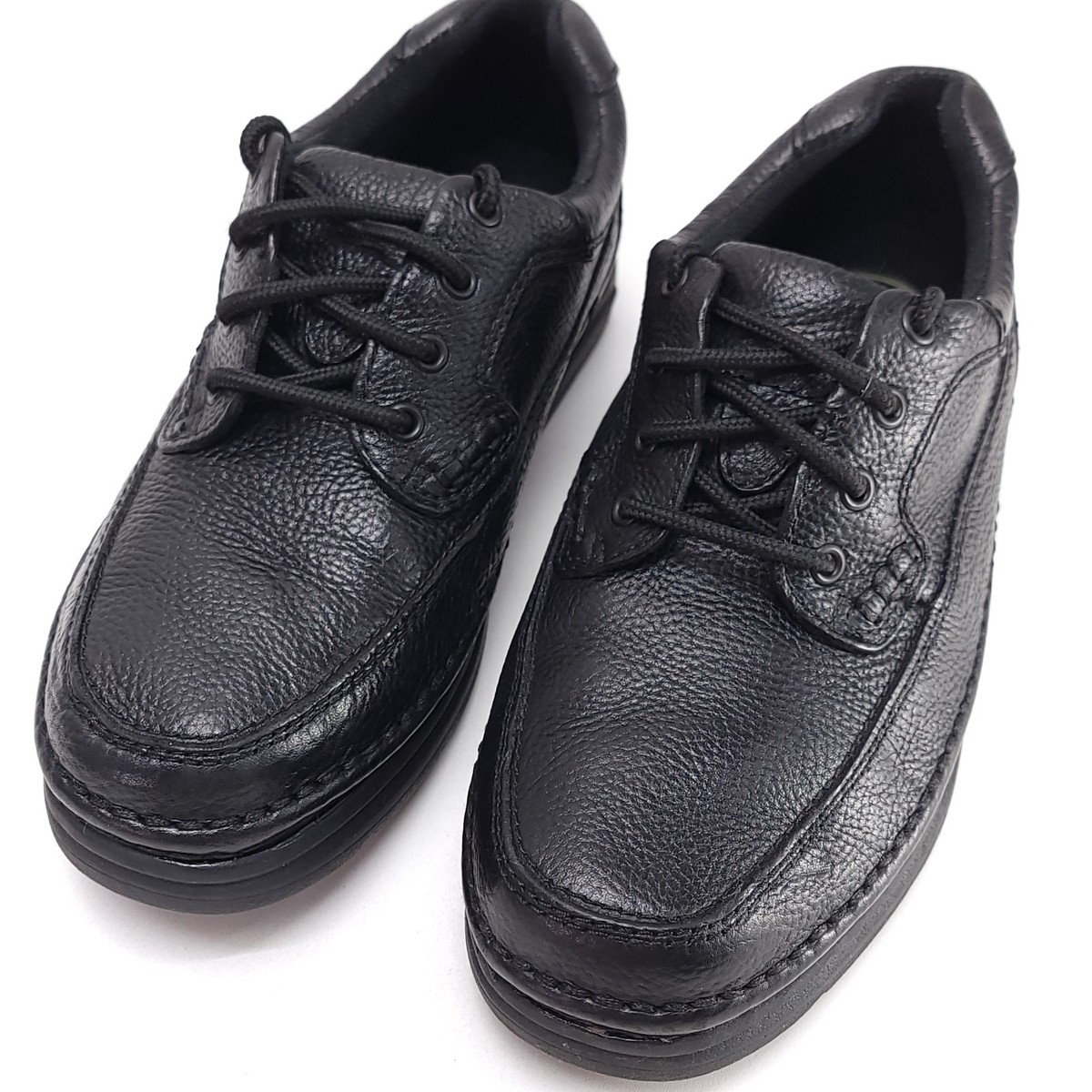 Nunn Bush Mens Cameron Shoes 9 M Comfort Gel Black Leather 