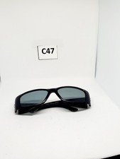 Sunglasses plastic full rim black vintage 1540