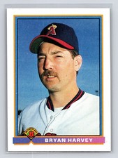 1991 Bowman #211 Bryan Harvey California Angels Baseball Card