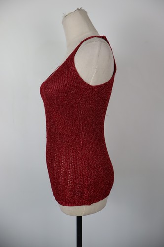 Luisa Spagnoli Top T-Shirt For Women Size S Made In Italy Casual Vintage Metal - Picture 4 of 8
