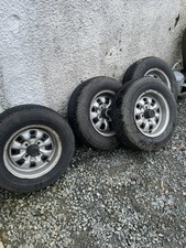 Classic Ford Original Mexico Steel Rims Set of 4 with center caps