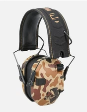 Walkers Razor Slim Electronic Duck Camo Muff Full Range Speakers GWP-RSEM-DCMO