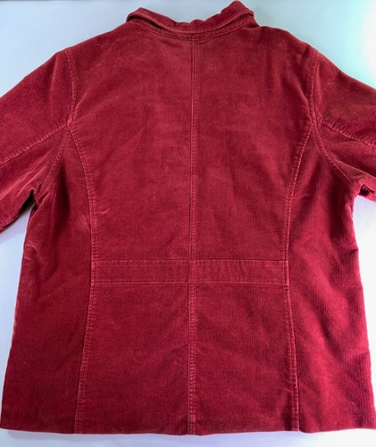 Giacca donna Harley Davidson in velluto a coste - Rosso, taglia 1W (taglia USA 18 - 20) - Foto 6 di 14