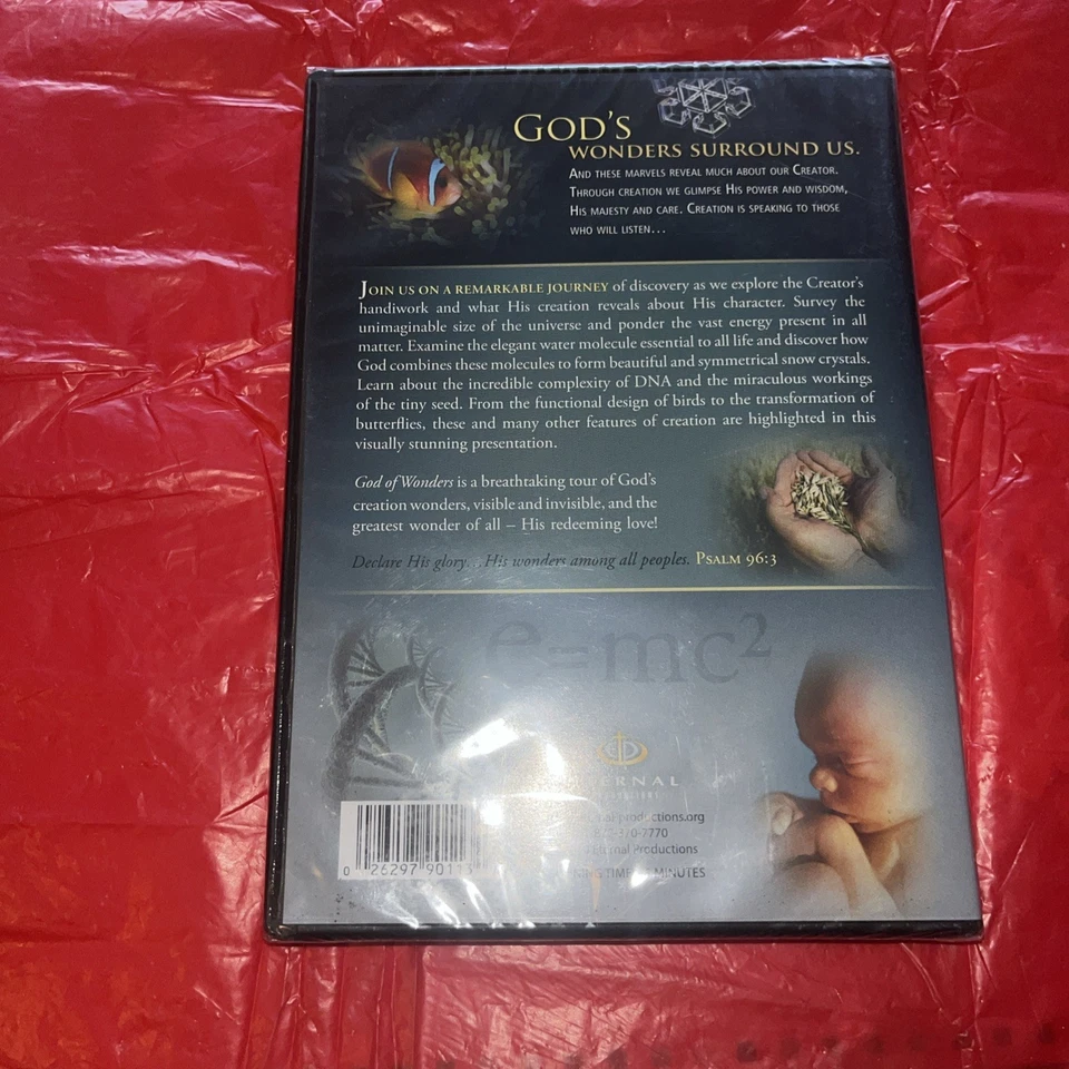 GOD OF WONDERS EXPLORING THE WONDERS OF CREATION MULTI LANGUAGE DVD - New Sealed - Image 2 of 2