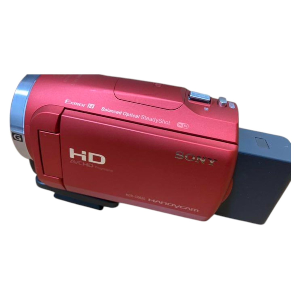 Sony HDR-CX680 Full HD Camcorder WiFi Red, MicroSDXC, AVCHD, Used