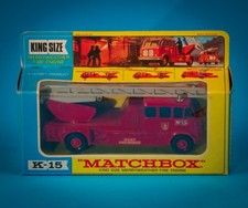 Matchbox Kings / K-15 A1 /  Merryweather Fire Engine / 1964 / MIB / 1:43 Clean