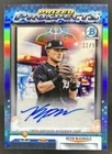 2025 Bowman Draft Kevin McGonigle Chrome Prized Prospects Auto #/99 Tigers