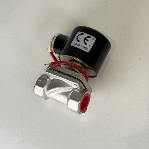 Edelstahl Elektro Magnetventil 1/2" NPT 110V 120V AC NC 120V Viton - Bild 2 von 12