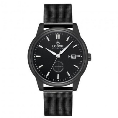 LOBOR Uhr schwarz NEW YORK HOUSTON MESH