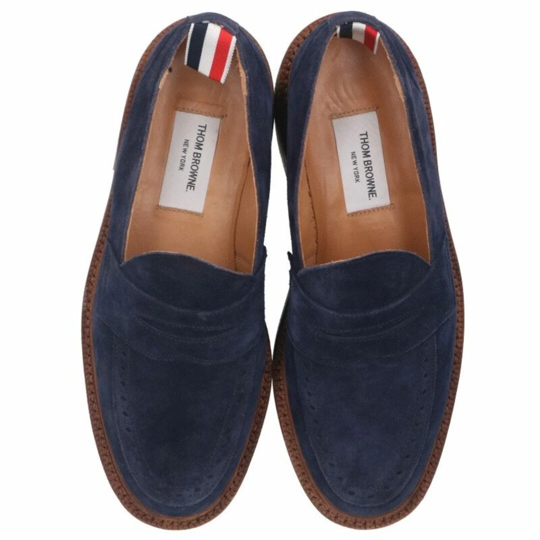 THOM BROWNE Mocassini Tom Brown pelle scamosciata uomo 9 usati 5fd793b5e1e6d425daf02d3d6e245ac0