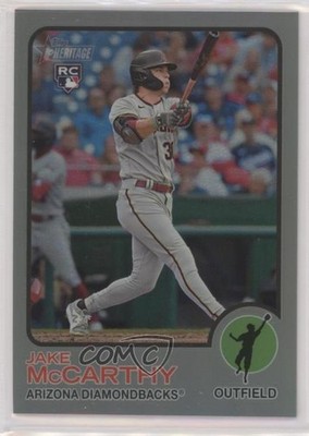 2022 Topps Heritage High Number 48/373 Jake McCarthy #616 Rookie RC g6p