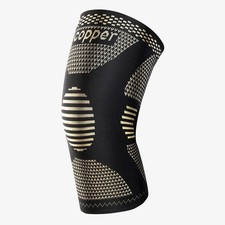 Copper Compression Knee Sleeve Brace Support Large Sports Joint Pain Relief USA