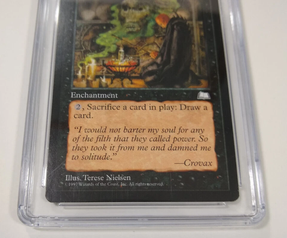 MTG Infernal Tribute CGC 8.5 NM/Mint+ Weatherlight rare Reserved List - Image 3 of 4
