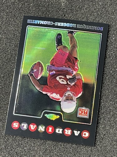 2008 TOPPS CHROME BLACK REFRACTOR + Base Dominique Rodgers Cromortie Rookie RC - Picture 5 of 11