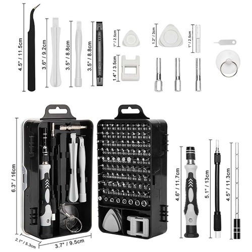 115 in 1 Precision Screwdriver Set Phone PC Laptop Repair Tool Screw Driver - Picture 2 of 14
