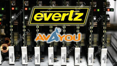 Evertz 7700R2x2-HD 2x2 HD/SD Modular Bypass Protection Router w/ +3RU Backplane