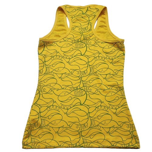 Women's Yellow Tank Top Athletic Tank Top Rio Brazil Olympic Games 2016 Medium M - Picture 3 of 7