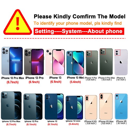 For iPhone 13 12 11 Pro Max XR XS MAX Heavy Duty Phone Case+HD Screen Protector - Picture 3 of 21