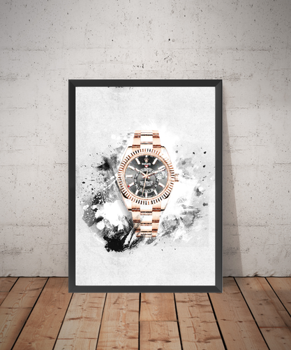 Rolex Wall Art Poster Print Picture Designer Home Bedroom Chanel A4 A3 - Picture 2 of 8