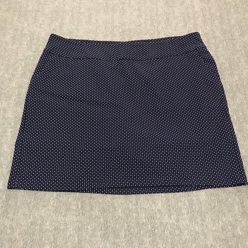 Attyre Skort Damen-Rock 20 W blau Golf Tennis aktiv Stretch-Taschen marineblau