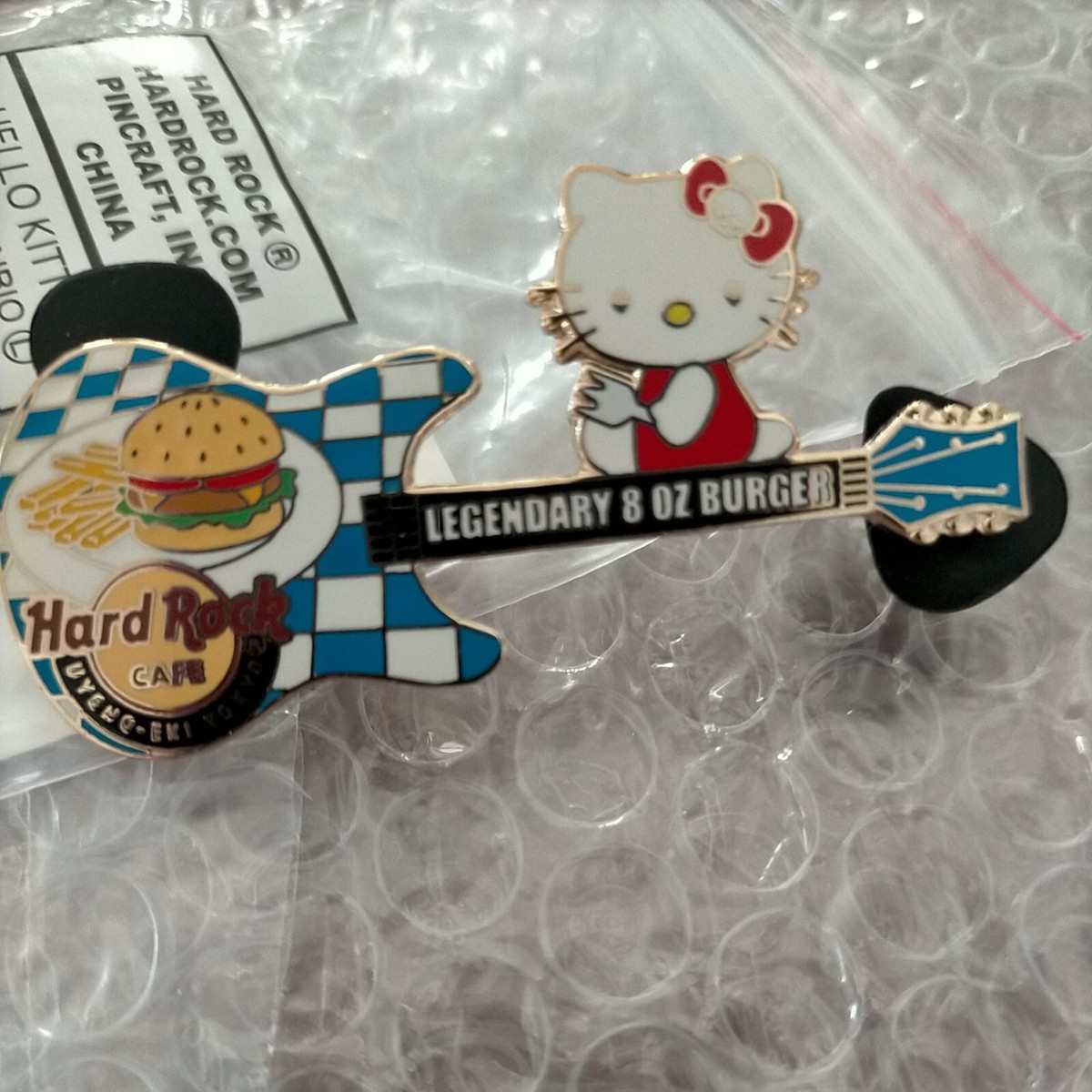Hard Rock cafe Japan Hello Kitty pin 2010 guitar | eBay