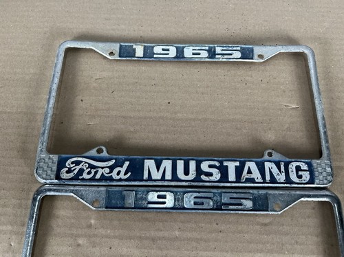 1965 Ford Mustang License Plate Frame 1965-C - Picture 3 of 9