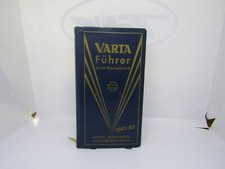 Varta Fuhrer - Durch Deutschland - 1961 62 - German Guide book Hotels etc