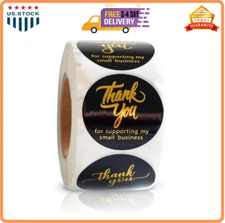 1.5 Inch Thank You Stickers | 500 Thank You Stickers for Small Business| Self...