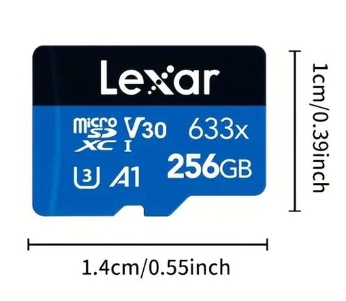 Lexar 32GB 64GB 128GB 256GB 512GB micro SD SDHC SDXC HD 4K Card Lot 100MB/s 633X - Picture 15 of 17