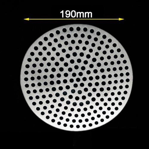 Round Gully Grid Grate Stainless Steel Drain Leaf Guard Cover Downpipe 30-200mm - Picture 44 of 45