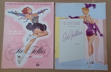 2 Shipstads Johnson "Ice Follies" Programs 1954, 1957